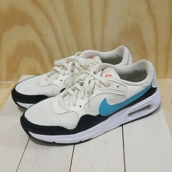 Nike Air Max SC  'Sail Turquoise Blue' Athletic Shoe, Wms Sz 10,Men's Sz 8 1/2 - Picture 2 of 8